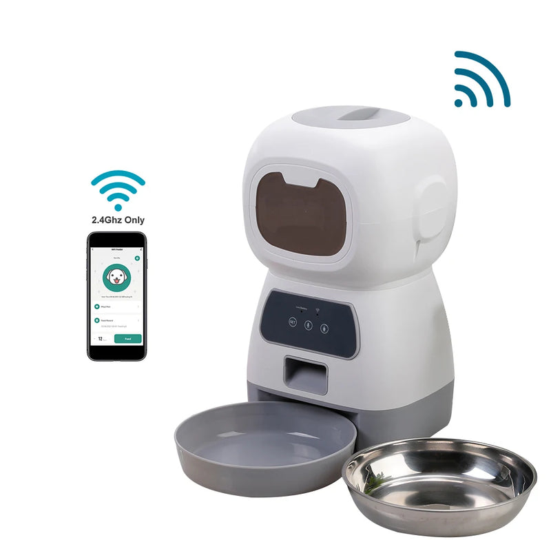 Alimentador Automático para Pets – Wi-Fi e Controle por Aplicativo!